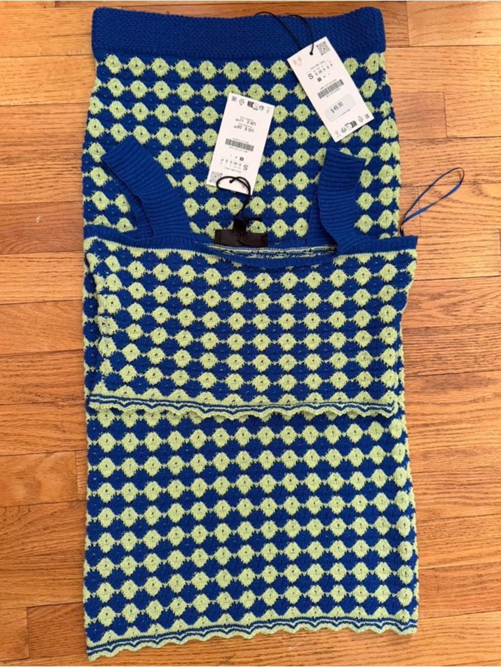 Blue and Lime Set NWT